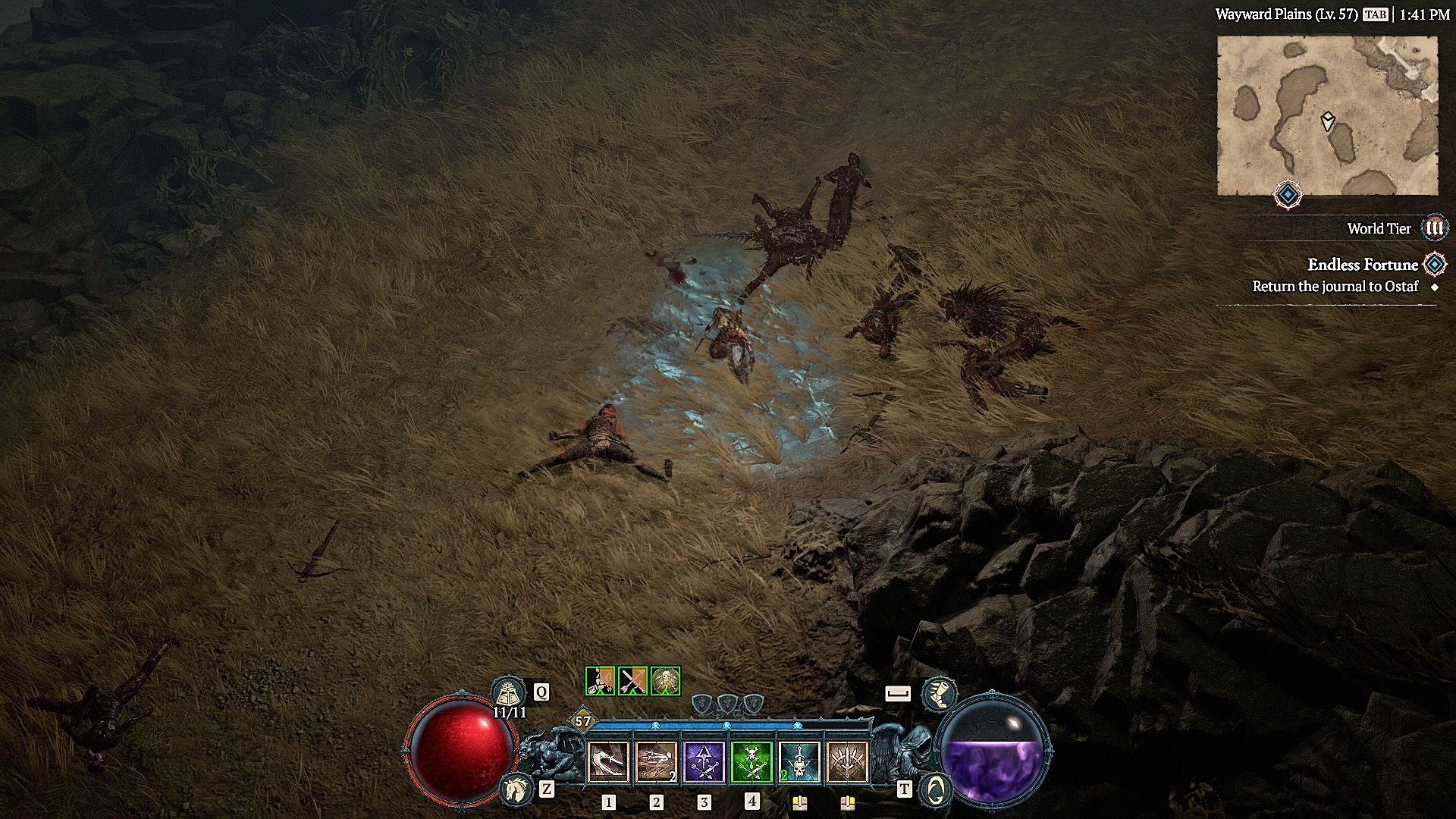 Screenshot from a recent run